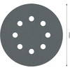 BOSCH (Bosch) sanding paper 125mmƒÓ # 600 (5 pieces) [2,608,605,122]
