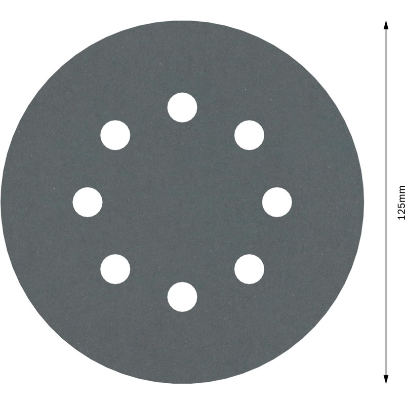 BOSCH (Bosch) sanding paper 125mmƒÓ # 600 (5 pieces) [2,608,605,122]