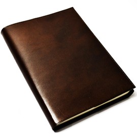 atelierCODEL Book Cover, A5, Top Grade Leather, Tochigi Leather (Dark Brown)