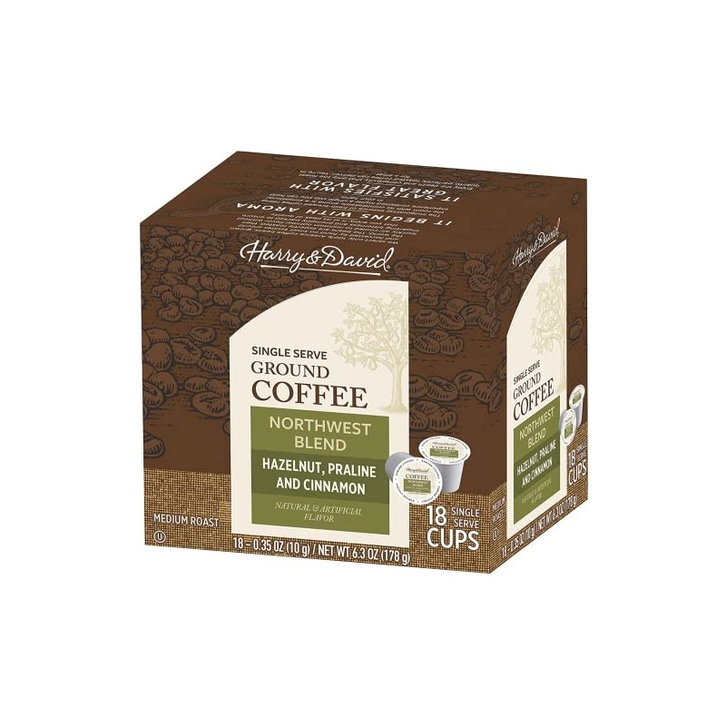 Harry & David Coffee in Single Serve Cups Compatible with