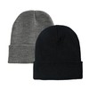 PFFY PFFY 2 Packs Unisex Beanie Hats for Men Women