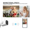 Outdoor Security Camera 1080P HD Wireless Smart Camera Voice Intercom