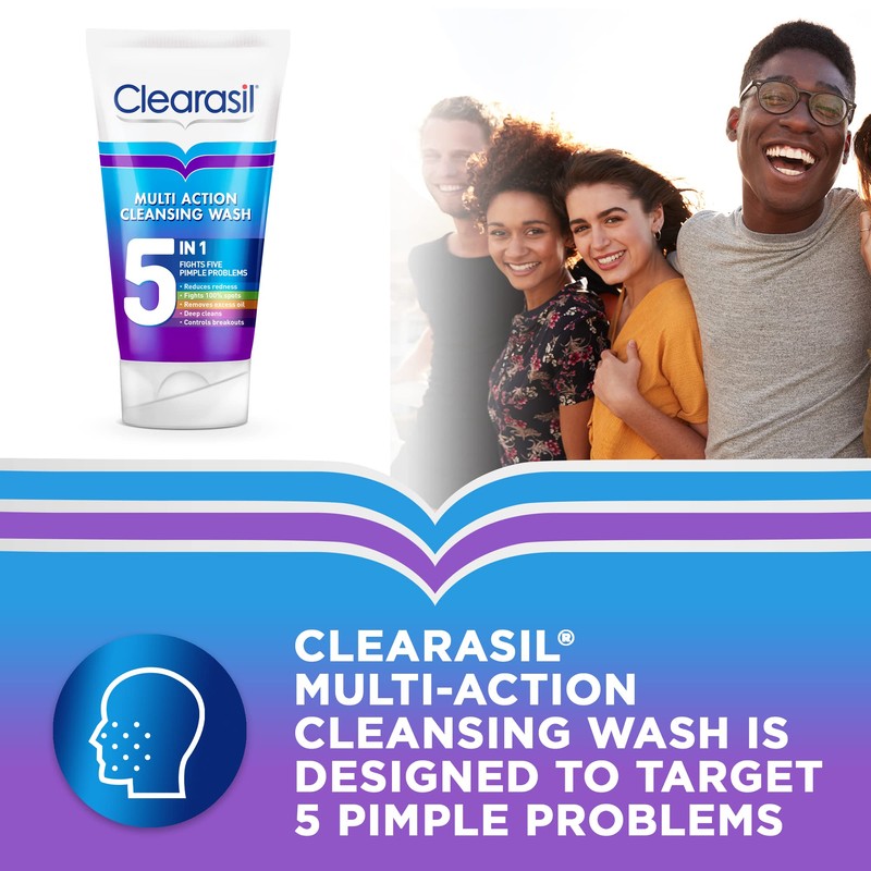 Clearasil Ultra 5 in 1 Face Wash (Pack of 3