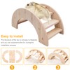 PHIEZC 5 Pack Wooden Hamster Cage Hamster Toy Guinea Pig