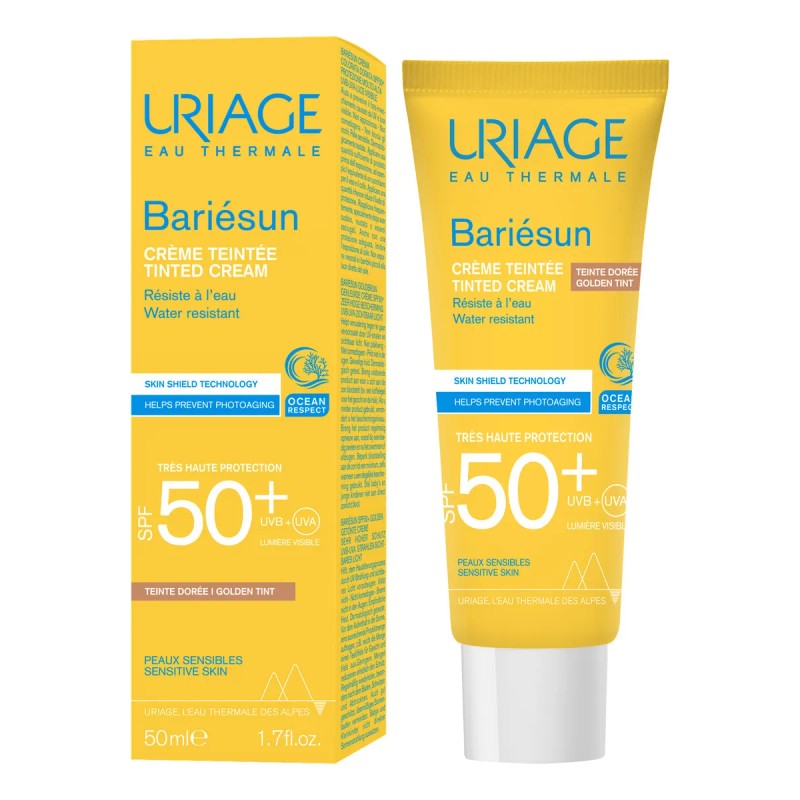 Uriage Bariesun Spf50 Crema Color Tono Dorado 50ml