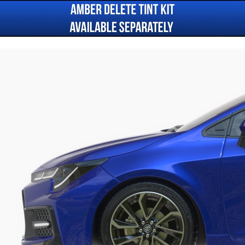 Reflector Tint Overlays Compatible with 2019-2025 Toyota Corolla Sedan