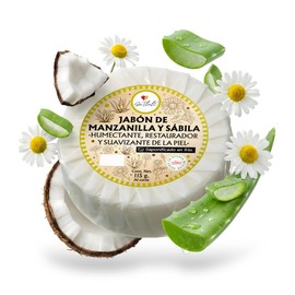 Ga Tlali Jabón en Barra Manzanilla y Sábila 115g Hecho a Mano en Oaxaca  Vegano y Orgánico  Jabón Facial Piel Grasa Manzanilla Sábila 115g Ga Tlali - 