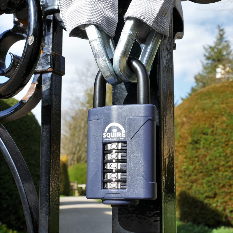 Squire LN4S Rust Proof Padlock 40MM Rustproof, Nautical Blue