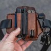 Multitool Flashlight Sheath Belt Leather EDC Pocket Organizer Pen Holder
