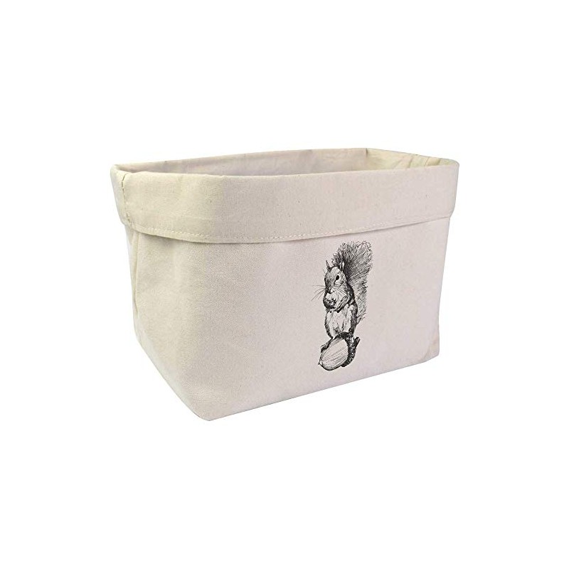 Large 'Squirrel With Acorn' Canvas Organiser/Storage Bag (OR00004462)