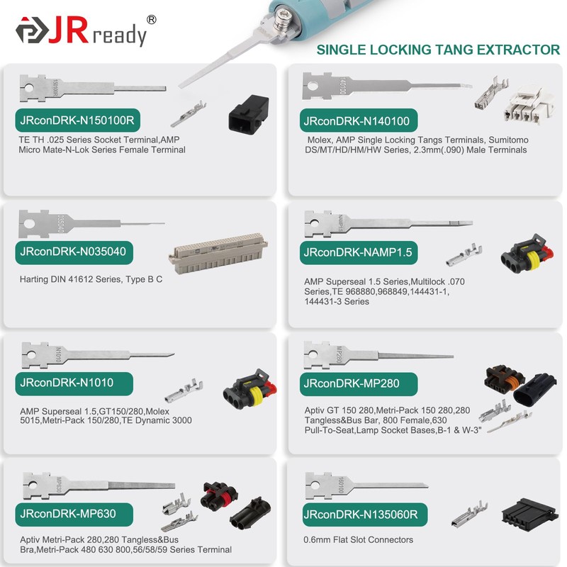 JRready Molex Pin Extractor Tool Universal Connector Pin Removal Tool