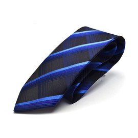 Michikorondon M-SET-F11 Nishijin Textile Necktie, Made in Japan, blue