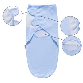 Baby Swaddle Blanket, 2 Pack Newborn Swaddles 0-3-Months, Small-Medium Easy Change Infant Wrap, Infant Swaddling Sack, Adjustable Swaddle Blanket (Brown Stars)