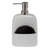 Spirella Bridget Soap Dispenser with Sponge Holder White 380 ml