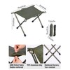 WildCall Ultralight Folding Aluminum Camping Stool (1, Green)