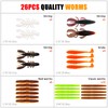 L PATTERN Kunstköder Hecht Set, 158PCS Wobbler Angelköder Kit Popper