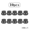 HappyHome Spring Cord Stoppers 2 Holes 5mm Cord Lock Toggle