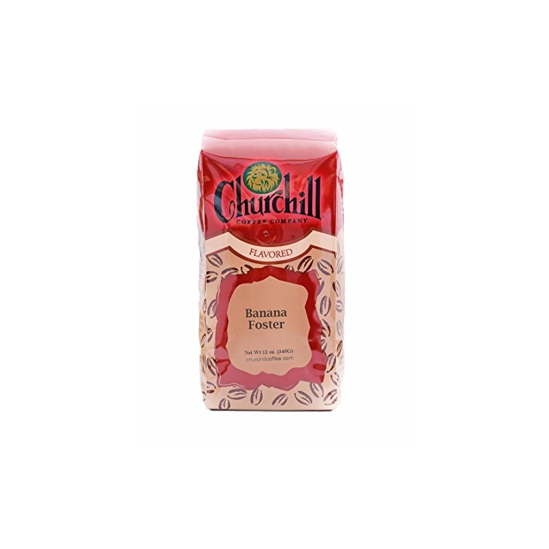 Churchill Coffee Banana Foster 12 oz - Whole Bean
