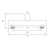 TRUSTMI Double Shower Head Manifold Splitter 2 Way Shower Arm