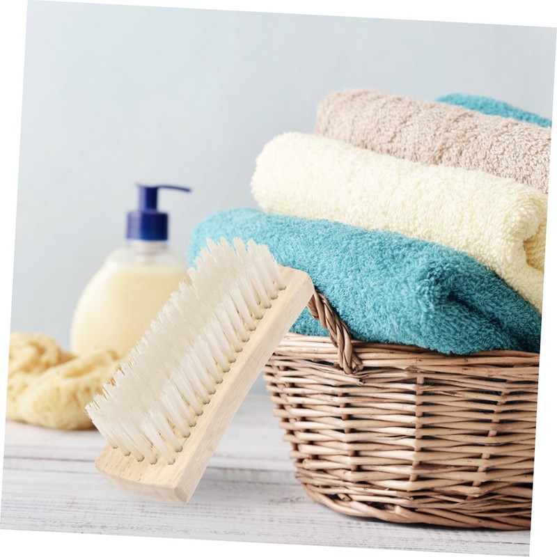 LALAFINA Laundry Cleaning Brush Soft Nylon Bristles down Jacket Brush