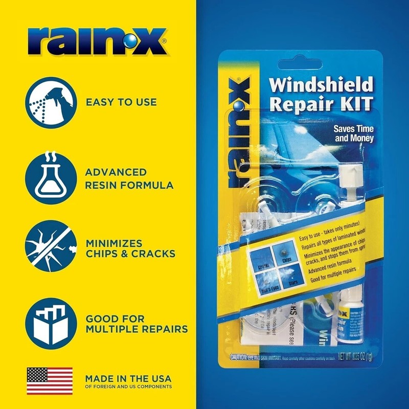 Rain-X 600001 Windshield Repair Kit - Quick and Easy Durable