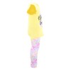 Unique Baby Conjunto de leggings de conejo de Pascua para