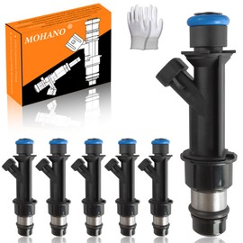 Engine Fuel Injector Kits Fit for 2002-2007 Chevy Trailblazer GMC Envoy, for 2003-2007 Isuzu Ascender, Oldsmobile Bravada Saab 9-7x Buick Rainier 4.2L l6 Set of 6 Fuel Injectors Replace OE # FJ10578
