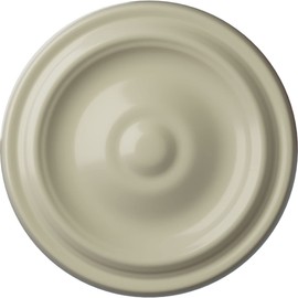 9 5/8"OD x 1 1/8"P Maria Ceiling Medallion (Fits Canopies up to 1 3/4"), Hand-Painted Clear Yellow