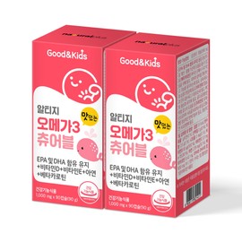 Good & Kids Altige Omega 3 Chewable Children Kids Infant Elementary School Child 2 Month Supply / 굿앤키즈 알티지 오메가3 츄어블 어린이 키즈 유아 초등 학생 아이 2개월분