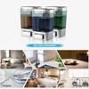 SVAVO Wall Mounted Soap Dispenser Kitchen Bathroom Manual Soap Dispenser