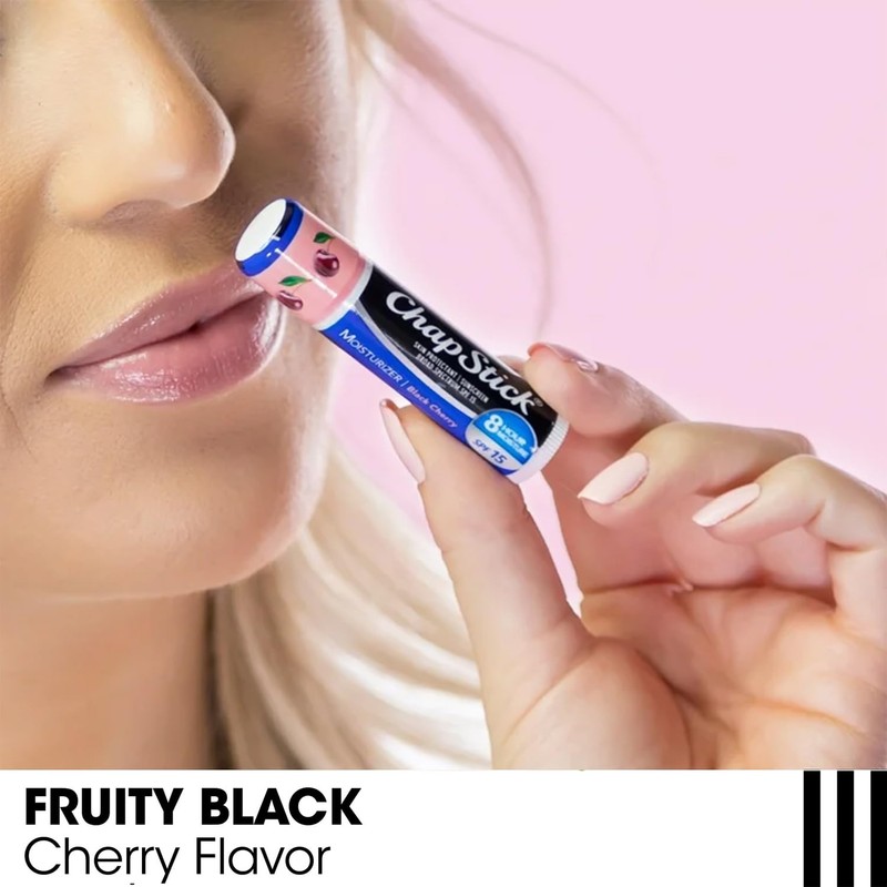 ChapStick Moisturizer 2-in-1 Lipcare SPF 15, Original, Black Cherry, Cool