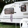 2 Pcs RV Clothes Drying Rack, Plastic RV Ladder Clothes