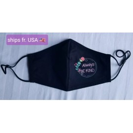 Adult face mask breathable reusable adjustable face mask cute face mask