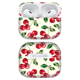 GlamCase Compataible with AirPods Pro 2nd Generation - Cherry Watercolor Pattern Design Printed Cute Plastic Hard Snap on Protective Designer AirPod Case/Cover for AirPods Pro 2.
