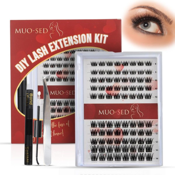 MUO- SED New Lash Clusters Kit Individual Lash Extension Kit