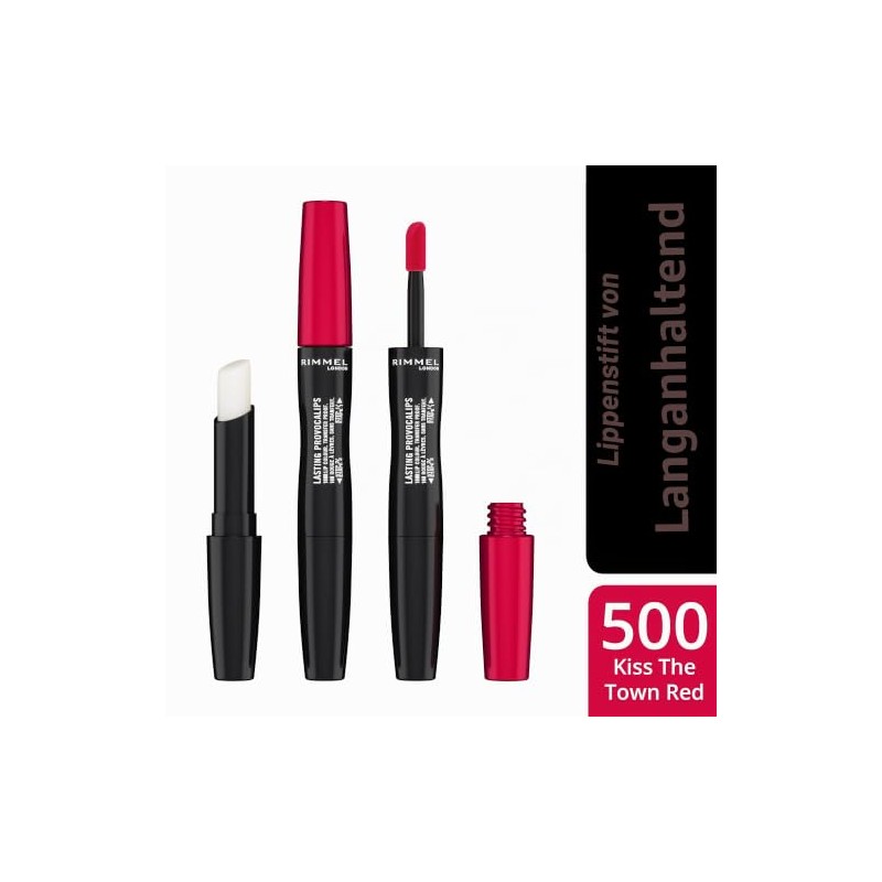 Rimmel London Provocalips Long-Lasting Formula 2 Step Lipstick for Full