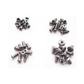 Pocket blade handle screws, M2.5 folding knives hilt fasteners,shaft pivot pin rivets, pack of 40 pieces