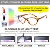 EYEURL 4-Pack Reading Glasses for Women-Cat Eye Blue Light Blocking