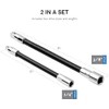 NEIKO 00239A Flexible Extension-Bar Set, 1/4-Inch and 3/8-Inch Drives, Flexible