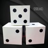 6Pcs White Dice Favor Boxes 12 x 12 x 12