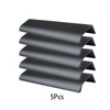 MOVKZACV Black Drawer Pulls, Finger Edge Pull Concealed Handle,Modern Style