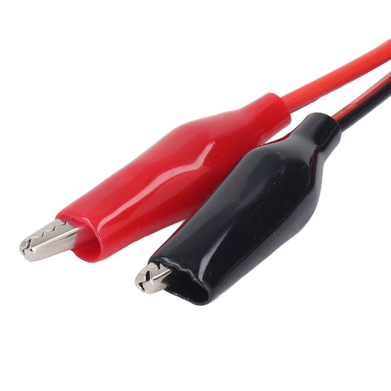 DC to Dual Test Clip Cable Copper Core Electrical Test