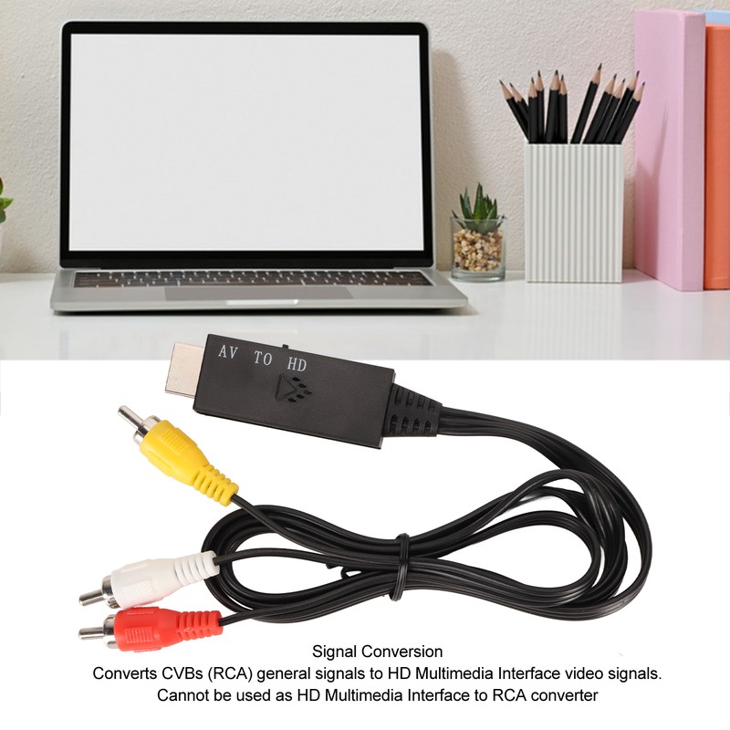 RCA to HD Multimedia Interface Converter Support 720P to 1080P