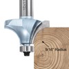 sourcing map Roundover Router Bit Set 1/2 Shank 5/32" 7/16"