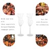 2Pcs Body Shaped Cocktail Glass Set, 6.09oz Clear Hand Blown