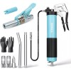 SHALL Professional Heavy Grease Gun, 7000 PSI Heavy Duty Pistol