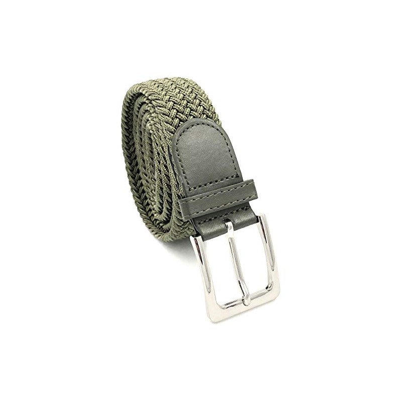 LisaModa LM1000 Men's Stretch Braided Belt Fabric Belt Many Colours,