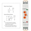 Baomain Multi-Function Time Relay, 16A SPDT 10-Functions, DIN Rail Mounting