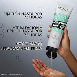 Redken Sculpting Curl Gel 250mL|Para Definir y Fijar Cabello Rizado