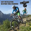 xiruiubao Torch Mount Bicycle, 360 Degree Rotatable Bicycle Light Holder